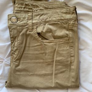 American Eagle Khaki Jeggings